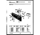 Tappan 61-1170-10-00 console and control parts diagram