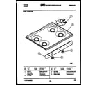 Tappan 32-0007-00-05 cooktop parts diagram