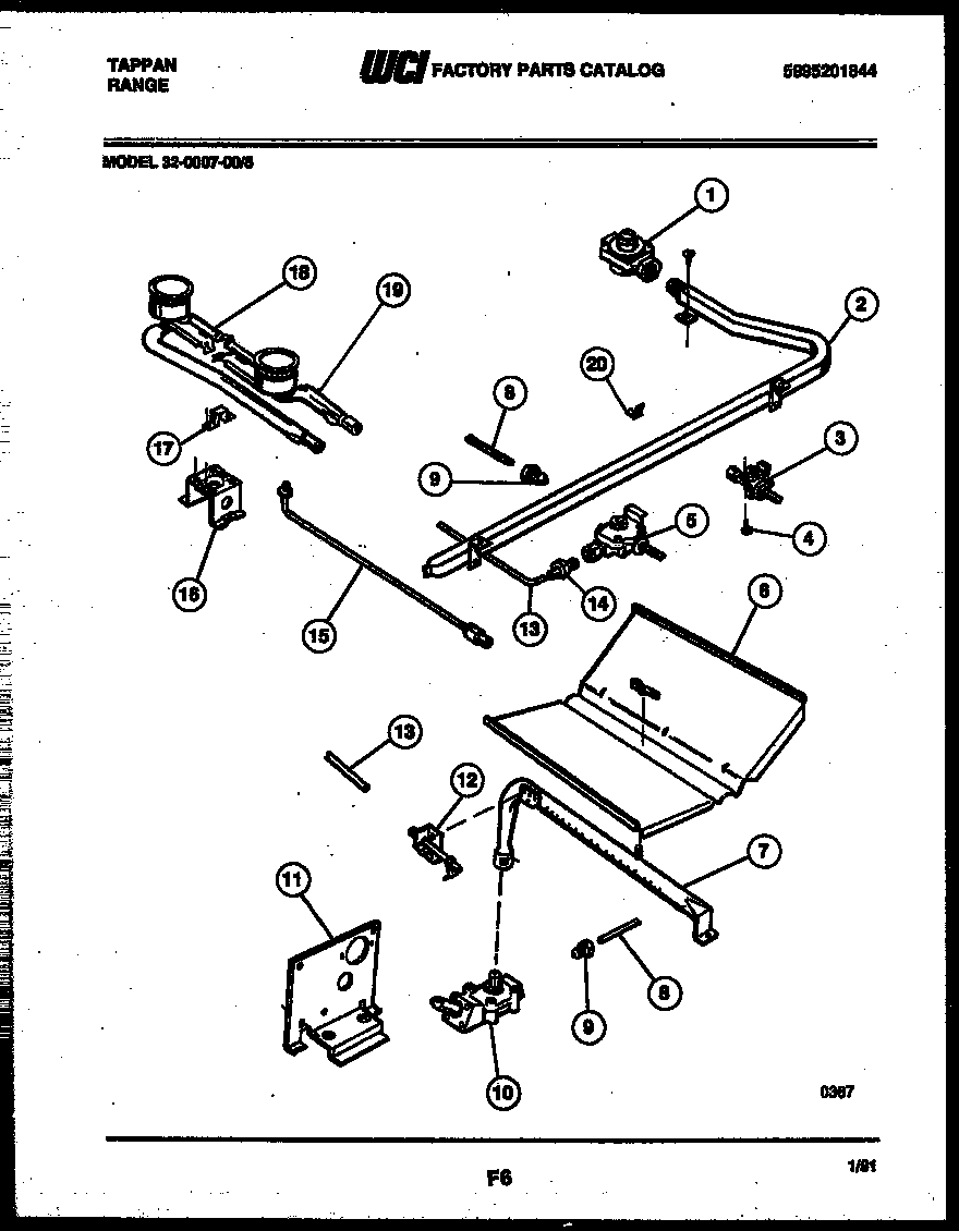 Burner, manifold and gas control