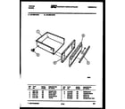 Tappan 30-3860-00-02 drawer parts diagram