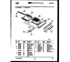 Tappan 30-3648-66-02 broiler drawer parts diagram