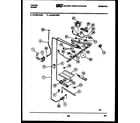 Tappan 30-3648-00-03 burner, manifold and gas control diagram