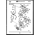 Tappan 30-3979-00-02 burner, manifold and gas control diagram