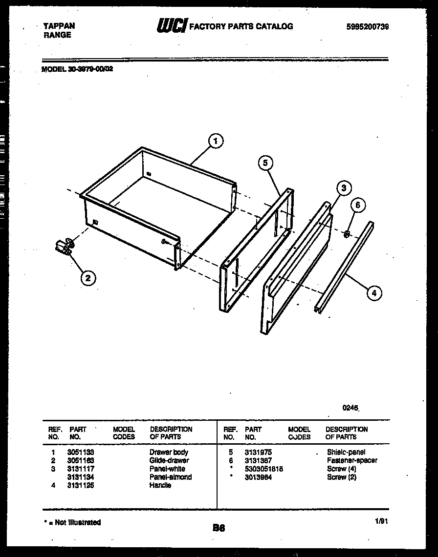 DRAWER PARTS