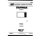 Tappan 56-1030-10-01 front cover diagram