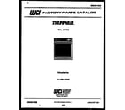 Tappan 11-1969-00-02 cover page- text only diagram