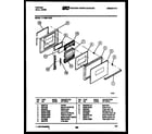 Tappan 11-1559-00-02 door parts diagram