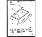 Tappan 73-3757-00-08 cooktop parts diagram