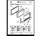 Tappan 73-3957-66-09 upper oven door parts diagram