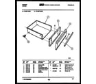 Tappan 73-3957-00-09 drawer parts diagram
