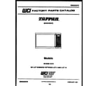 Tappan 56-9338-10-15 front cover diagram