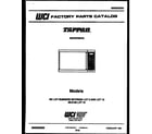 Tappan 56-9139-10-15 front cover diagram