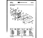 Tappan 11-5969-00-02 door parts diagram
