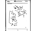 Tappan 30-2249-23-04 burner, manifold and gas control diagram