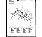 Tappan 12-4990-00-01 drawer parts diagram