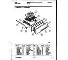 Tappan 21KGMAWAN6 broiler drawer parts diagram