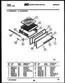 Broiler drawer parts