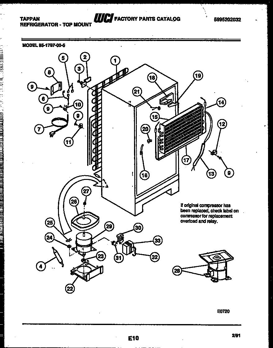 SYSTEM AND AUTOMATIC DEFROST PARTS