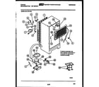 Tappan 95-1787-00-05 system and automatic defrost parts diagram