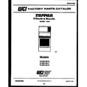 Tappan 72-3657-00-12 cover page diagram