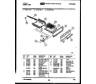 Tappan 72-3657-00-12 broiler drawer parts diagram