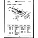 Tappan 72-3657-00-12 broiler drawer parts diagram