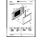Tappan 57-2709-10-03 upper oven door parts diagram