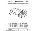 Tappan 31-3979-00-02 drawer parts diagram