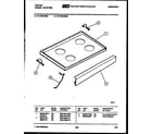 Tappan 31-2759-00-02 cooktop parts diagram