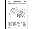 Tappan 31-2759-00-03 drawer parts diagram