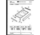 Tappan 31-3349-00-03 cooktop parts diagram