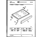 Tappan 31-3969-00-02 cooktop parts diagram