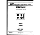 Tappan 13-2620-00-01 cover diagram