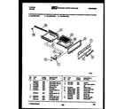 Tappan 30-2239-00-05 broiler drawer parts diagram