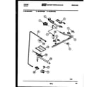 Tappan 30-2239-00-04 burner, manifold and gas control diagram