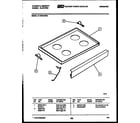 Tappan 31-6759-00-02 cooktop parts diagram
