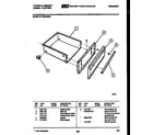 Tappan 31-6759-23-02 drawer parts diagram