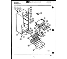 Frigidaire GCD14BJ0 cabinet parts diagram