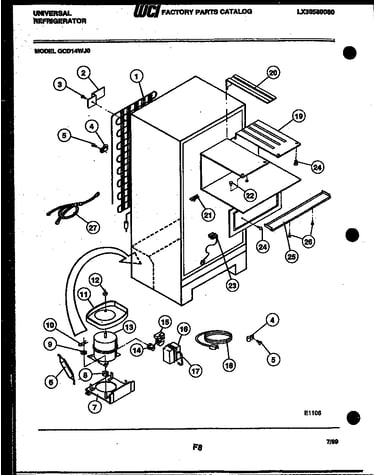 System and automatic defrost parts