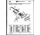 Tappan 32-1019-00-04 broiler drawer parts diagram