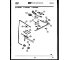 Tappan 32-1019-00-04 burner, manifold and gas control diagram