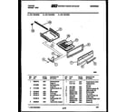 Tappan 30-1149-00-04 broiler drawer parts diagram