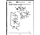 Tappan 30-1149-00-03 burner, manifold and gas control diagram