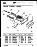 Broiler drawer parts