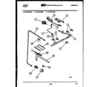Tappan 30-2139-00-05 burner, manifold and gas control diagram