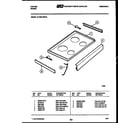Tappan 77-4957-00-10 cooktop parts diagram