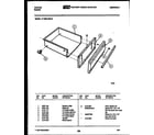 Tappan 77-4957-00-10 drawer parts diagram