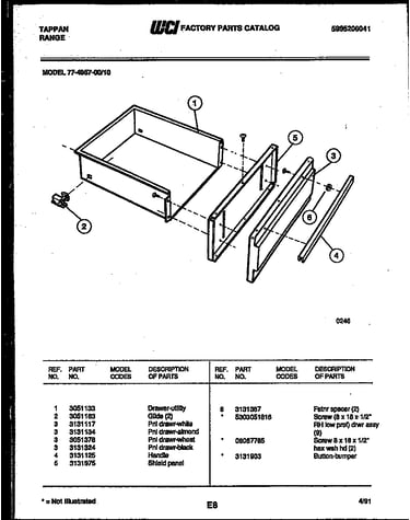 Drawer parts
