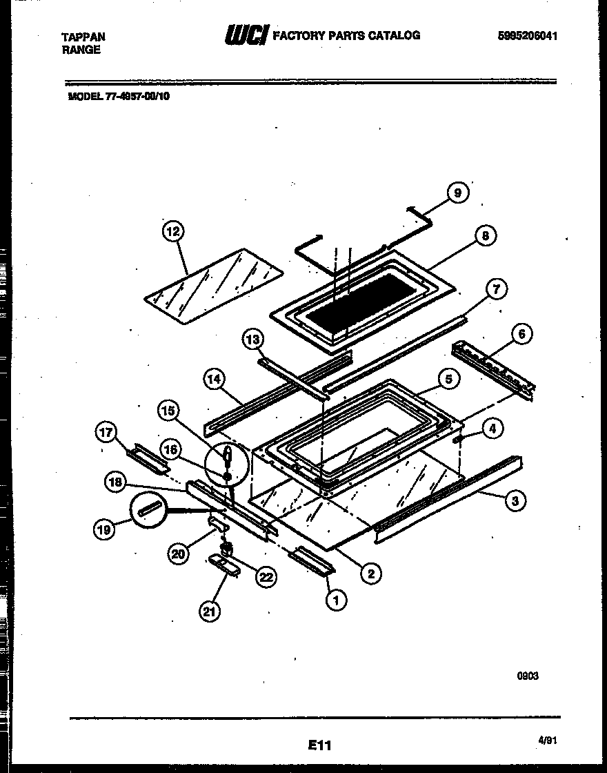 TOP DOOR PARTS