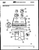 Cooktop and broiler parts